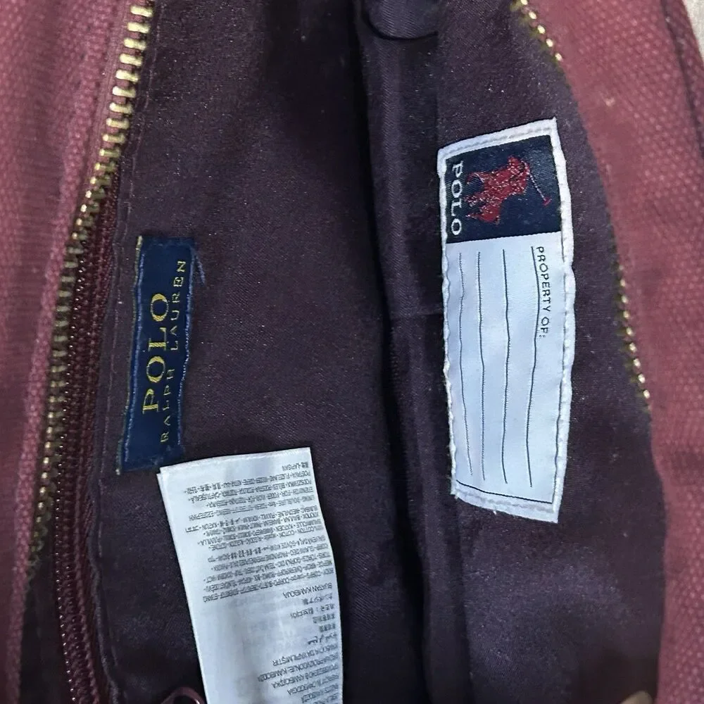 Polo Ralph Lauren Big Kids Patches Canvas Varsity Crossbody Bag